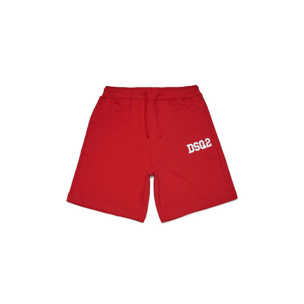 Red Logo Print Short