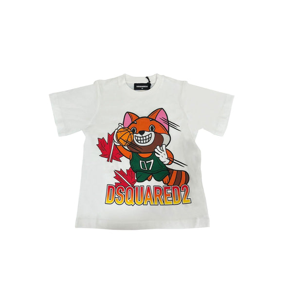 White Printed T-shirt For Unisex