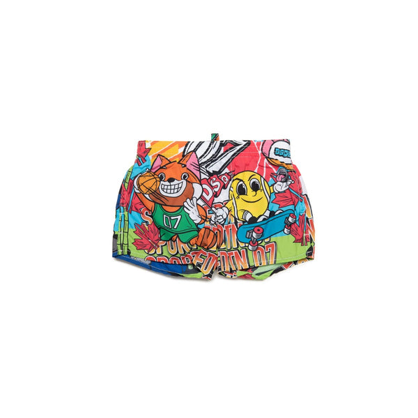Boys Graphic Print Swimshorts