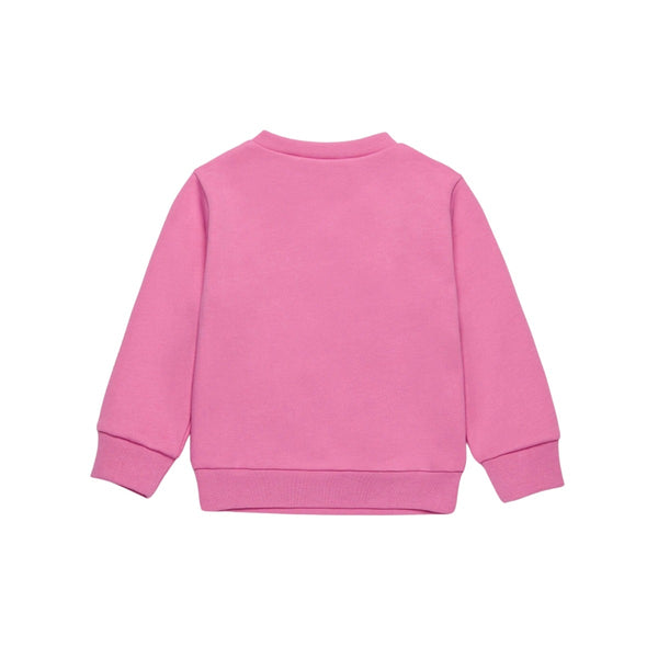 Baby Girls Pink Logo-Print Sweatshirt