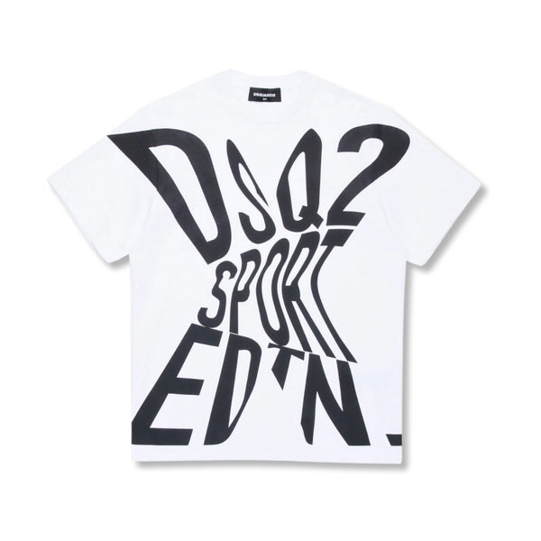 Boys White T-shirt With Mister X Print