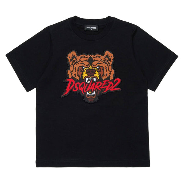 Unisex Black Bear Patch T-Shirts