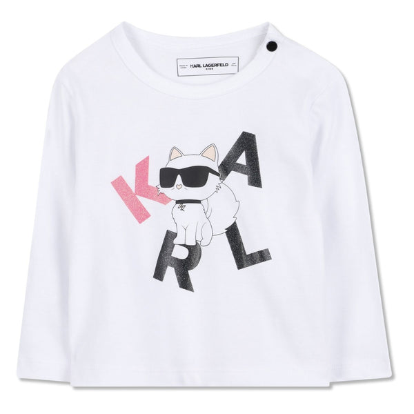 Baby Boys White Graphic-Print T-Shirt