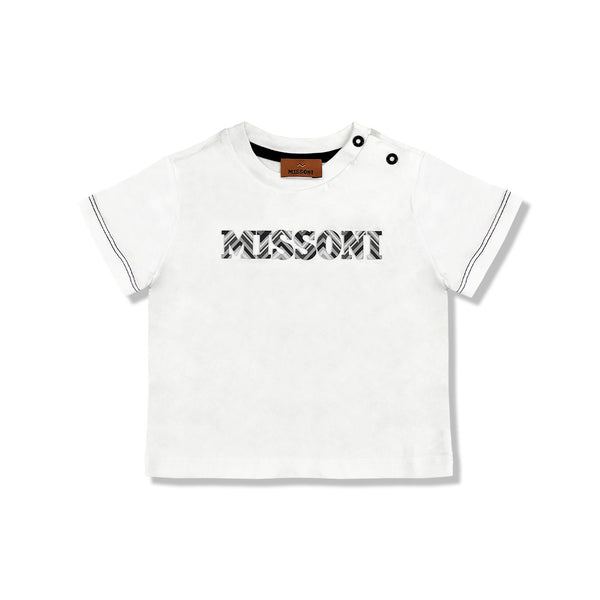 Baby Unisex White Cotton T-Shirt