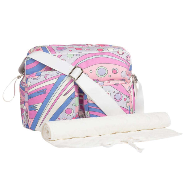 Baby Girls Pink Fontane Print Changing Bag (39cm)