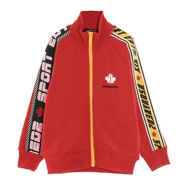 Dsquared2 Logo Print Zip-up Sweatshirt