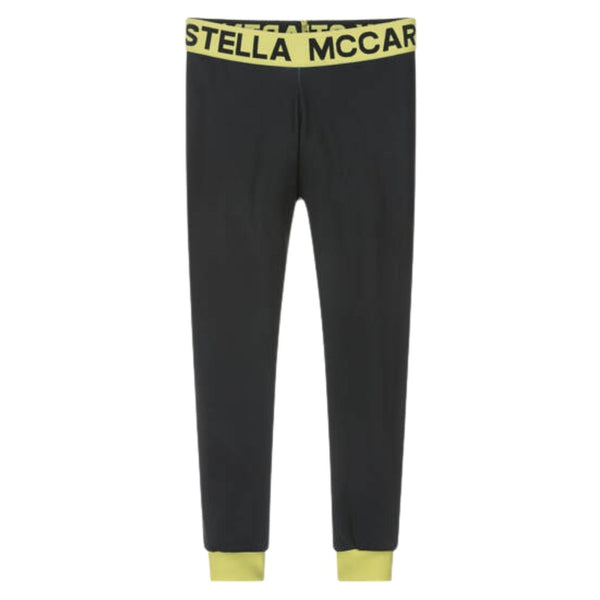 Boys Black Waist Logo-Print Ski Joggers