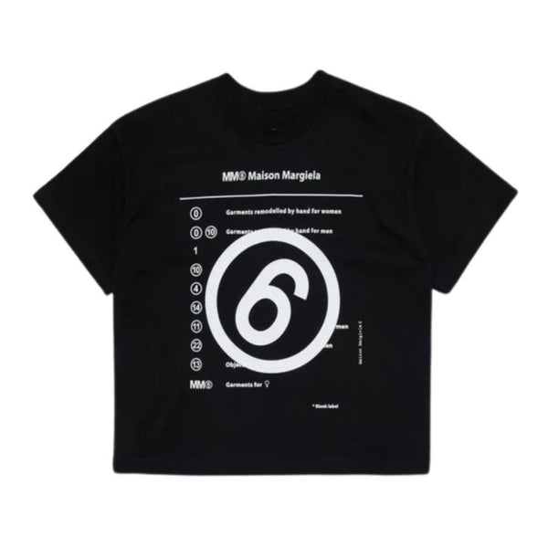 Unisex Black Seasons List Logo-Print T-Shirt