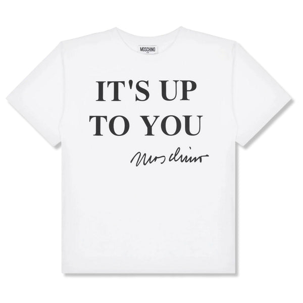 Unisex White Cotton Half-Sleeves T-Shirt