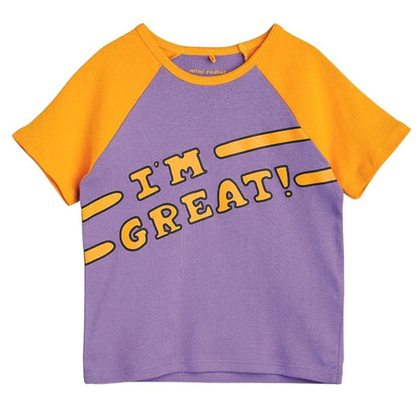 Boys Purple & Yellow T-shirt
