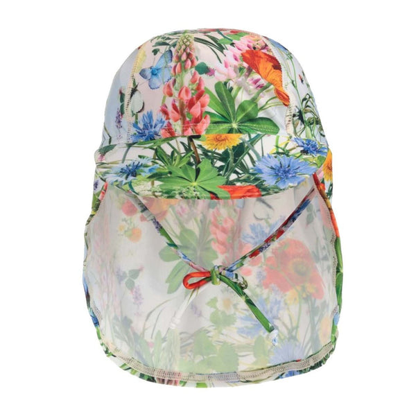 Green Floral Sun Hat (UPF 50+)
