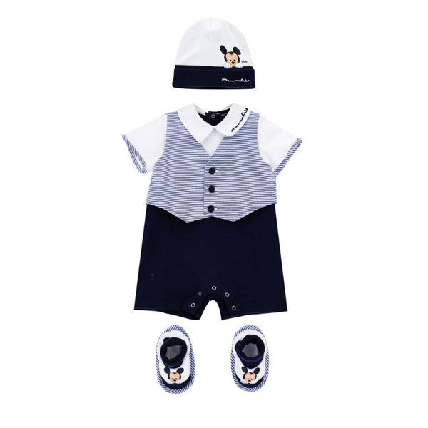 Babys Three-Piece Mickey Newborn Set