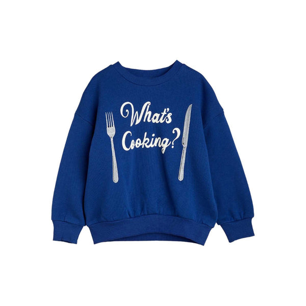 Kids Blue What's Cooking Print Sweatshirt