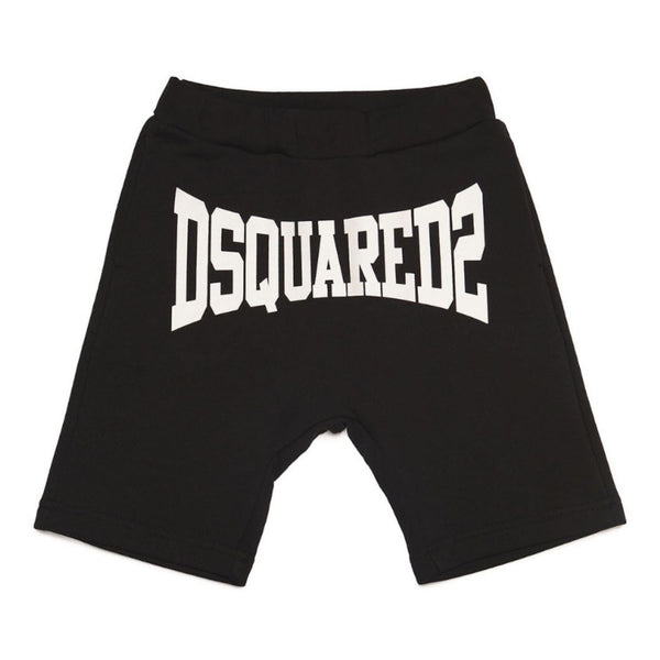 D2Kids Black Boxer Logo Shorts