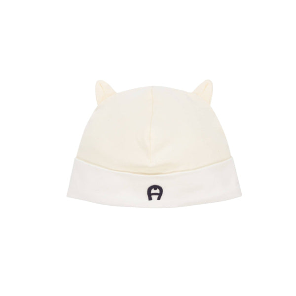 Ivory Cotton Baby Hat