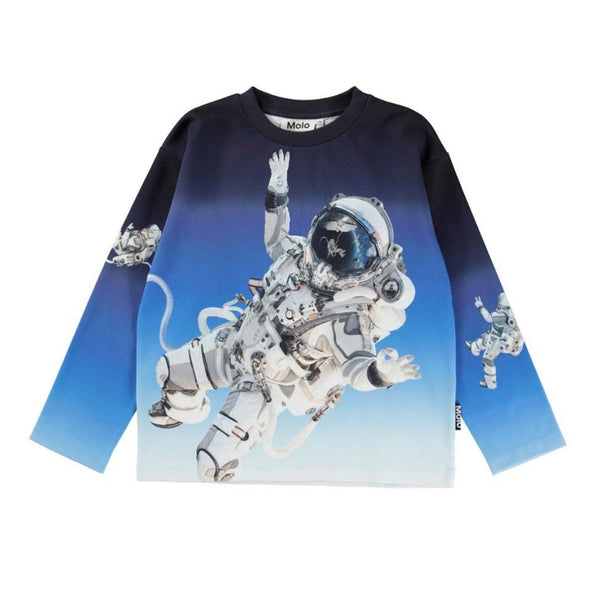 Boys Blue Astronauts Full Sleeves T-Shirt