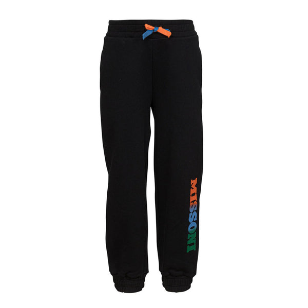 Kids Black Logo Print Sweatpant
