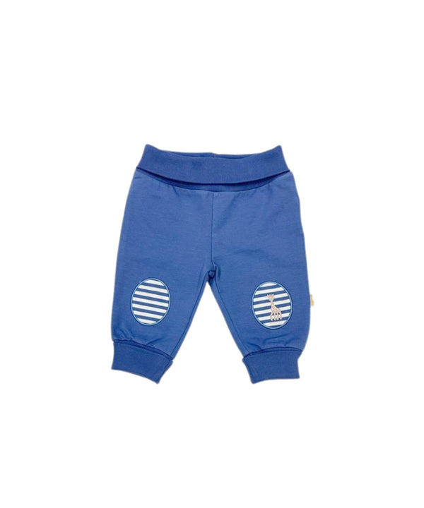 Blue Cotton Baby Joggers