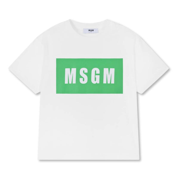 Unisex White Logo-Print Cotton T-Shirt