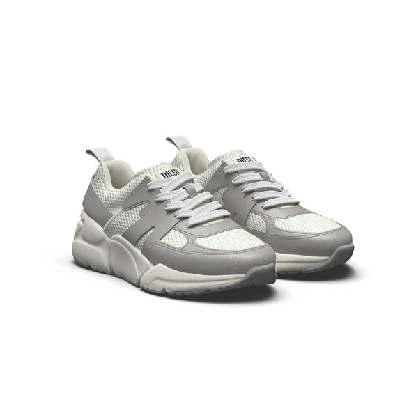 Kids Grey Millenium Pro low Sneakers