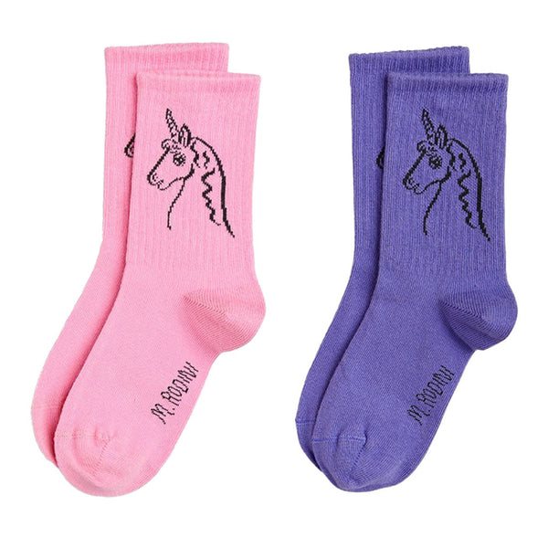Baby Girls 2-Pack Scottish Unicorns Socks