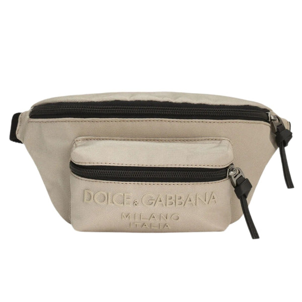 Boys Beige Logo-Patch Belt Bag