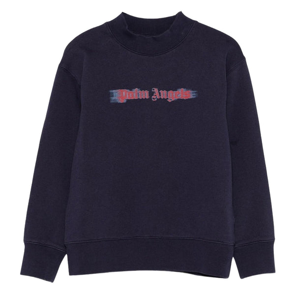 Boys Blue Logo-Print Sweatshirts