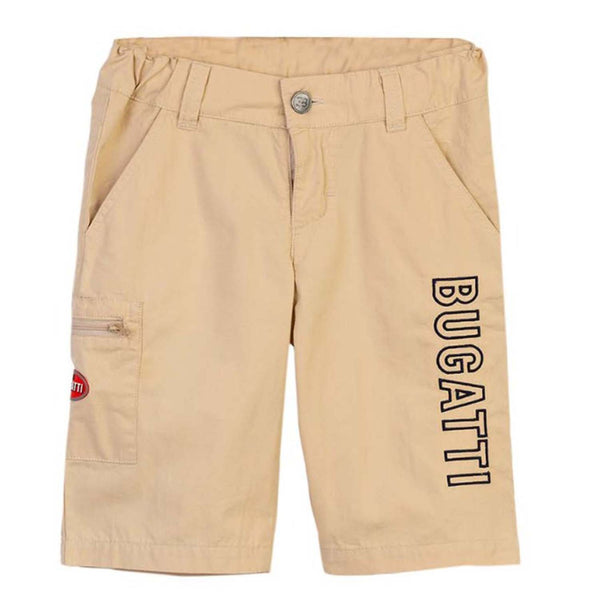 Boys Beige Logo Shorts