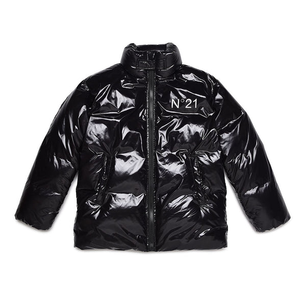 Logo-Print Padded Jacket