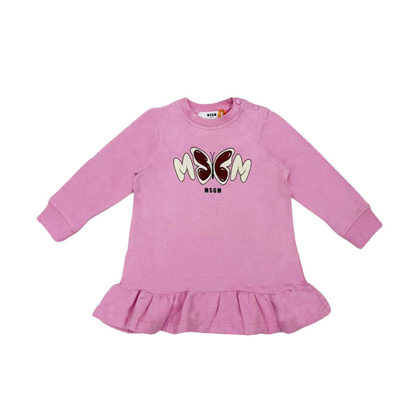 Baby Girls Cotton Sweatshirt Dress