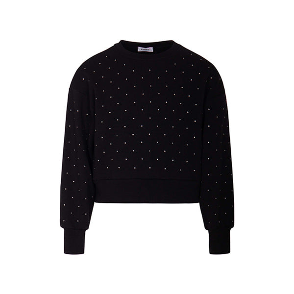 Girls Black Fleece Sweatshirts
