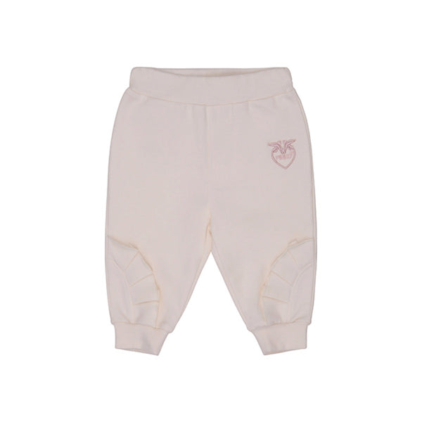 Baby Girls Pink Cotton Jogger