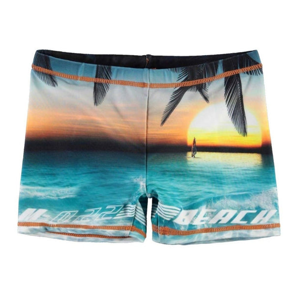 Boys Norton Placed Sunset Trunks