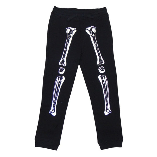 Unisex Black Skeleton Joggers