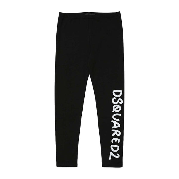 Black Logo Printed Jogger
