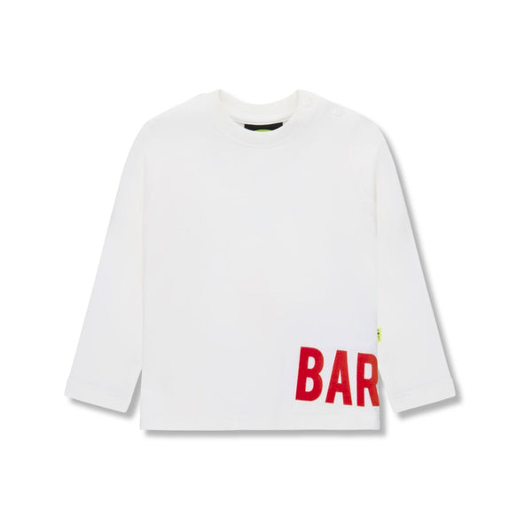 Baby Unisex White Logo-Print T-Shirt