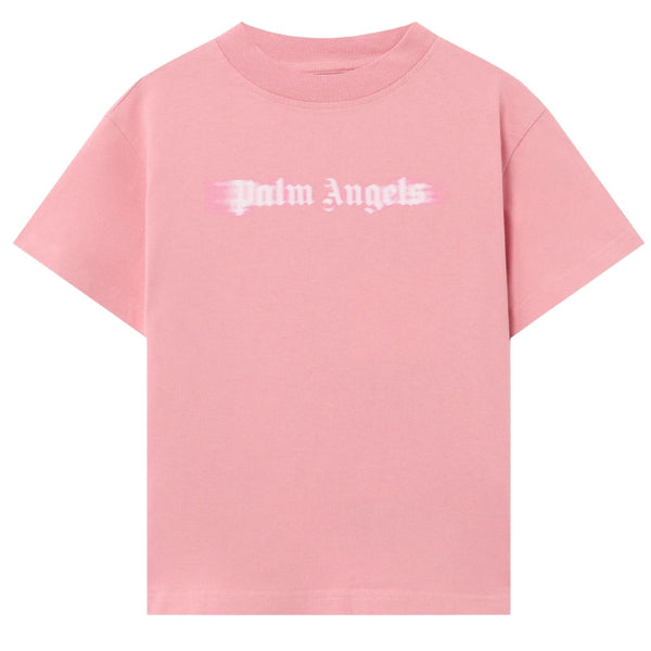 Girls Pink Logo-Print T-Shirt