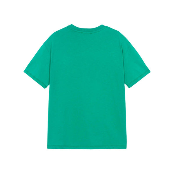 Boys Green Logo-Print Cotton T-Shirt