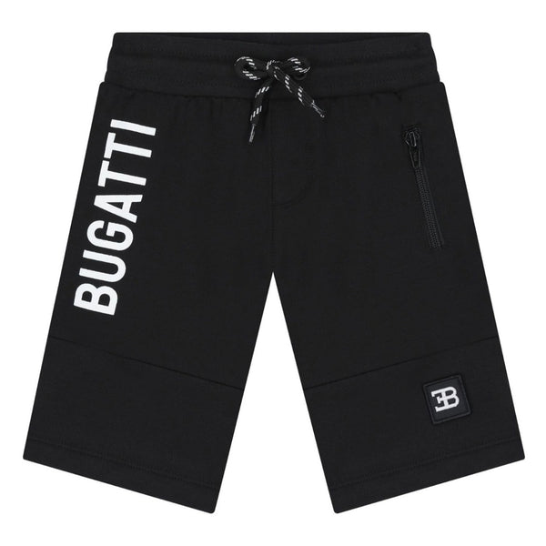 Baby Boys Black Logo-Print Shorts