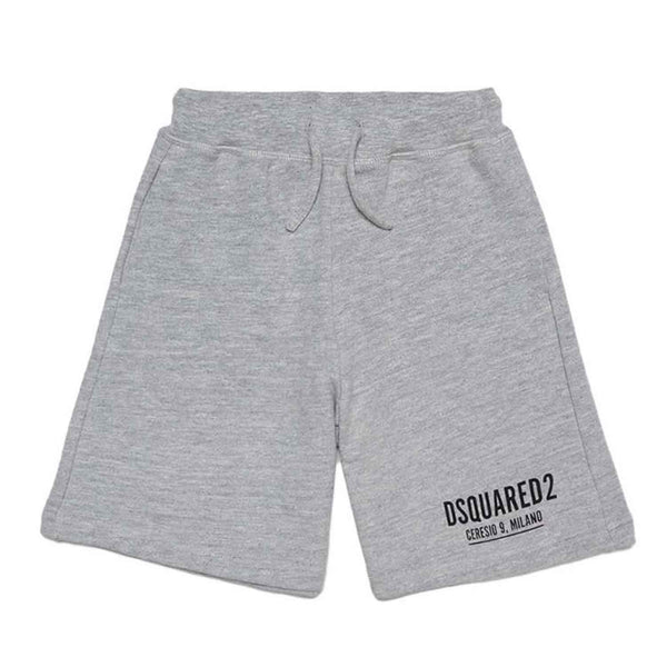 Grey Cotton  Melange Short