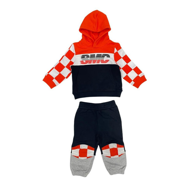 Boys Multi-Color Logo-Print Tracksuit