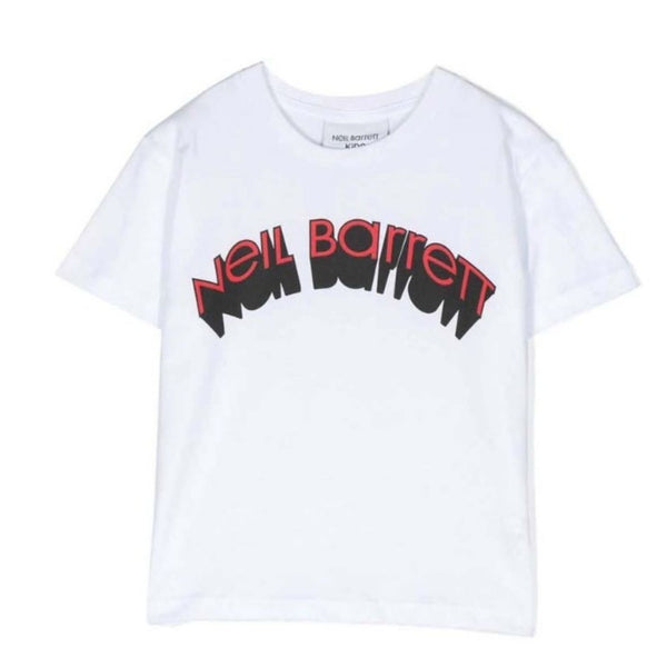 Boys White Logo T-Shirt