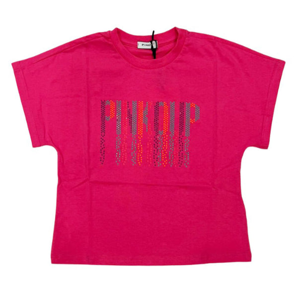 Girl Pink Cotton T-Shirt