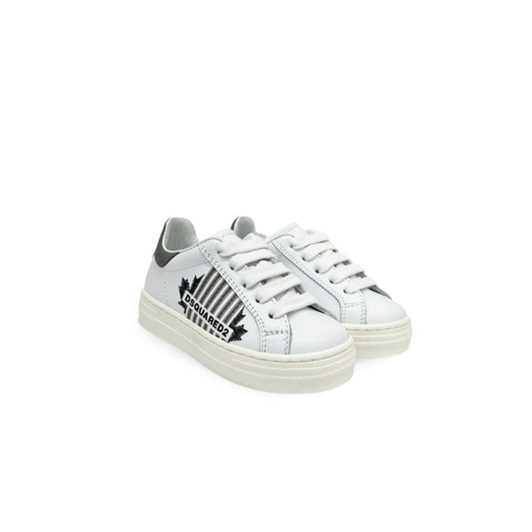 Dsquared2 White Kids Shoes