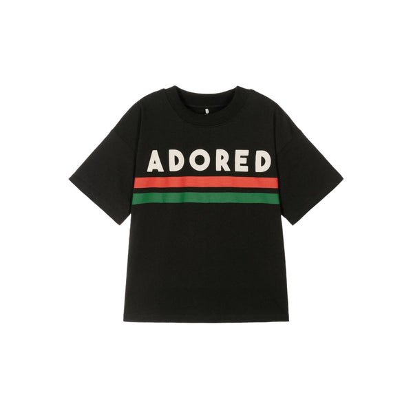 Black Organic Cotton Slogan T-Shirt