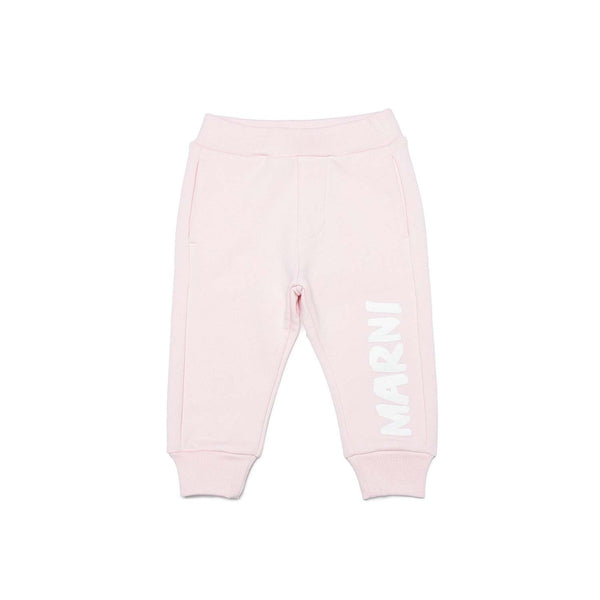 Pink Joggers With Brush Marni Logo