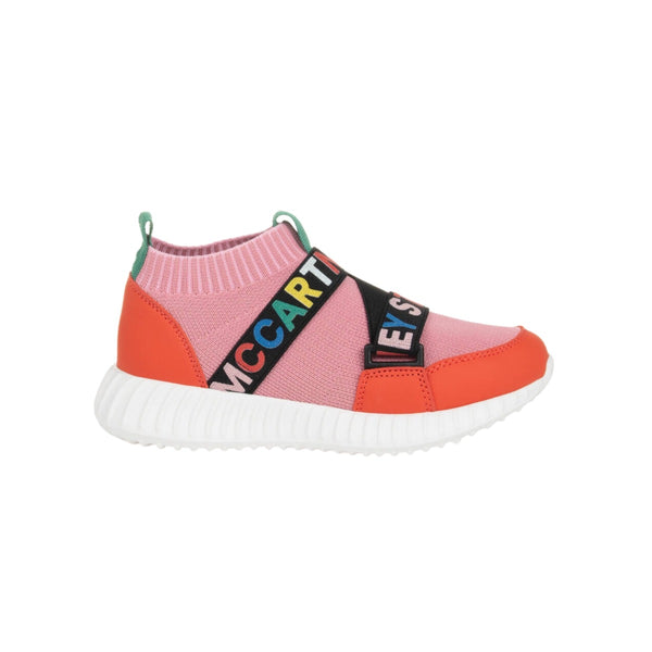 Girls Pink & Orange Trainers