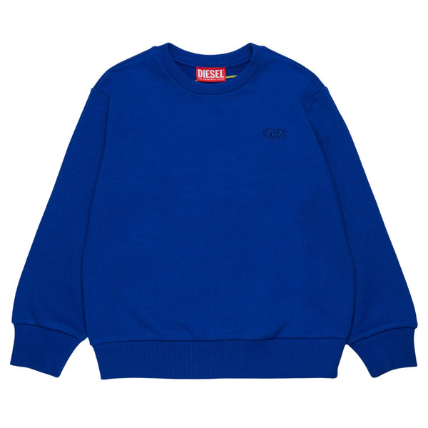 Boys Blue Logo-Embroidered Sweatshirts