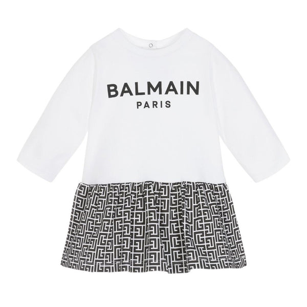 Baby Girls White Cotton Dress