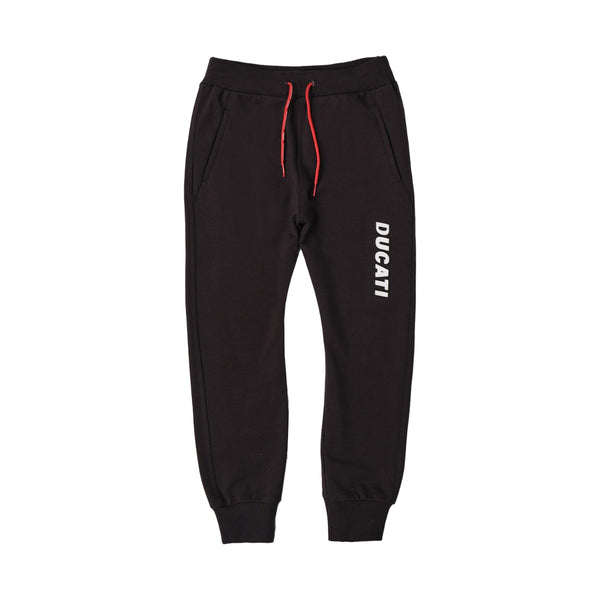 Boys Black Logo Print Jogger